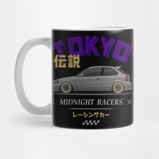 Midnight Racer Silver EK 9 JDM Mug